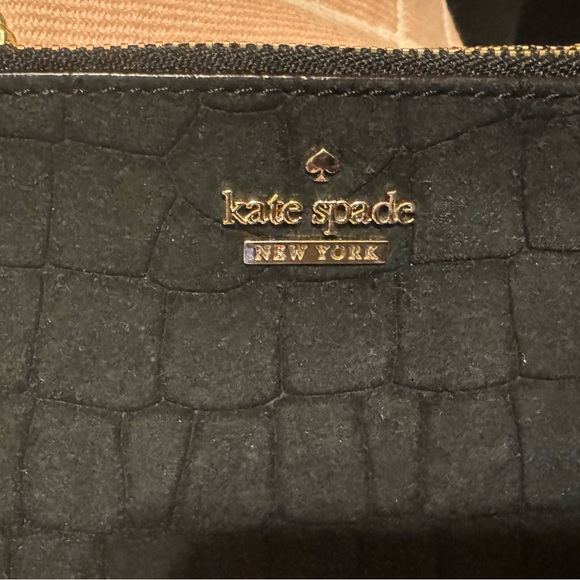 Kate Spade Black Croc-Embossed Handbag - Picture 1 of 7